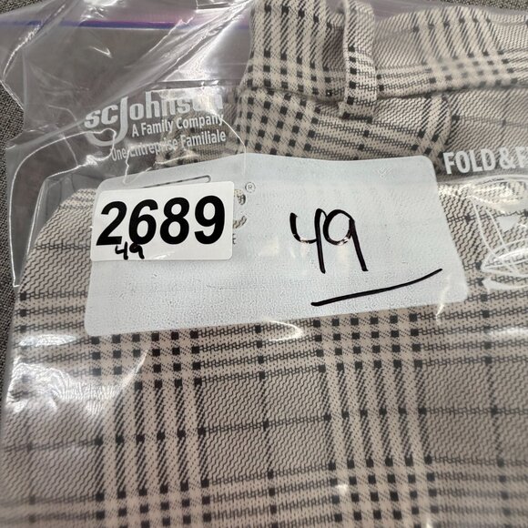 H&M Dressy Plaid Pants‎ Work, School, Preppy Mid Rise Size 4 Cotton Blend - Picture 16 of 16